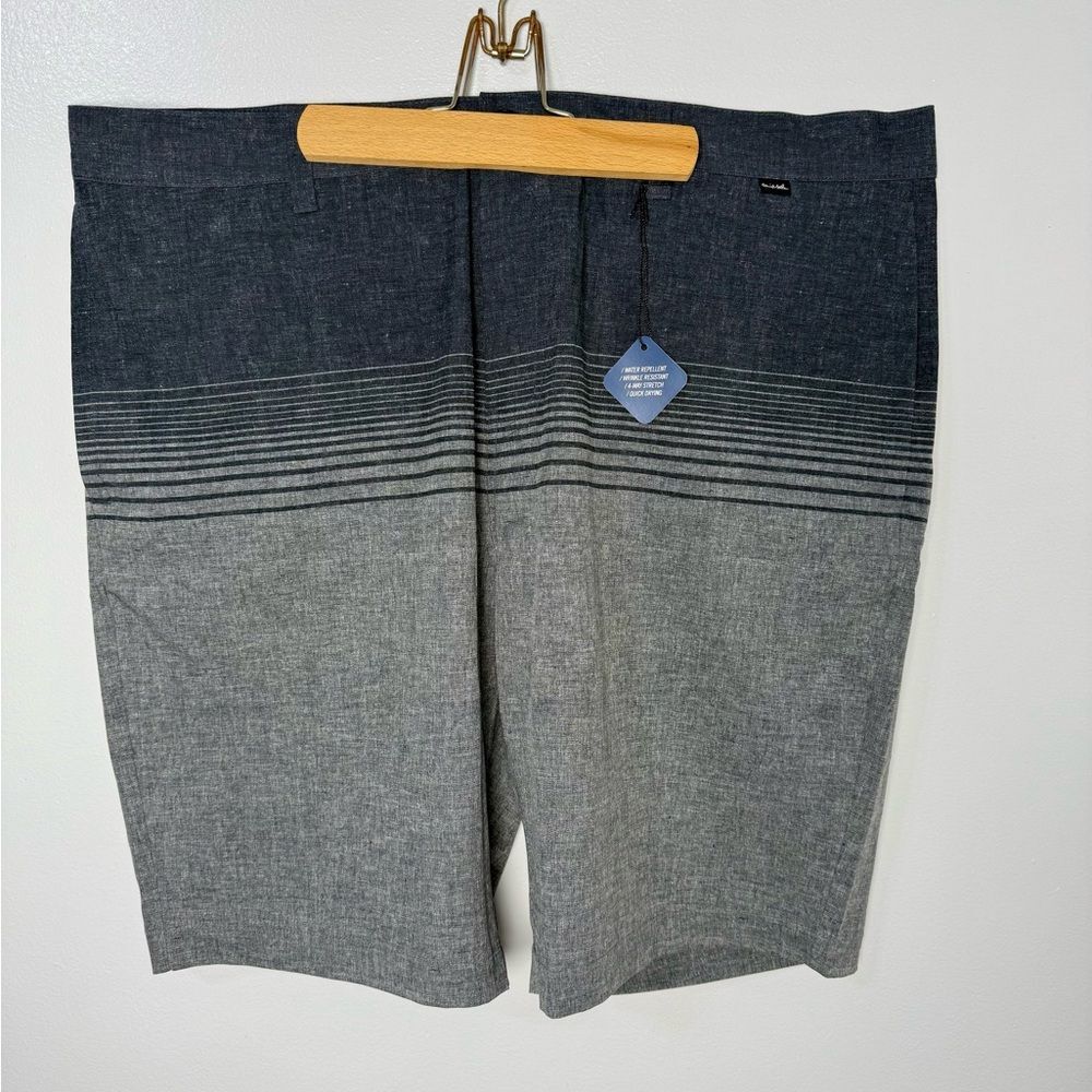 NEW Travis Mathew Gray and Black Quiet Shorts | 40